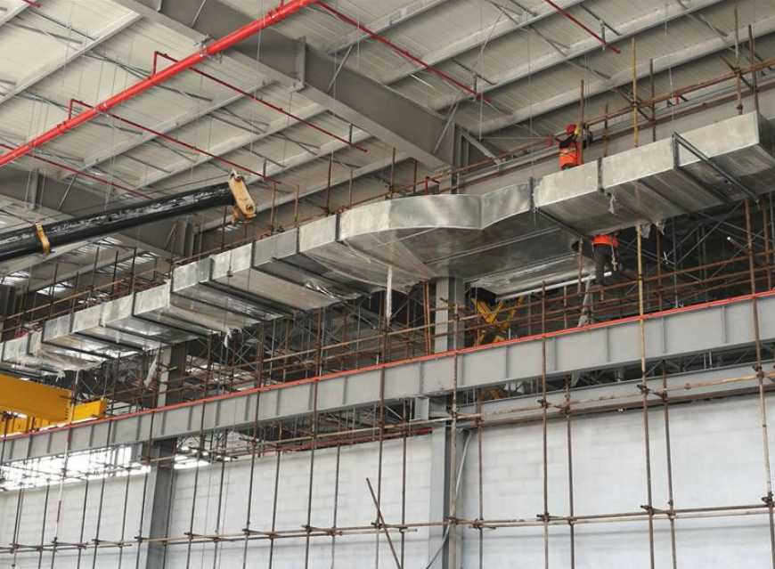風管抗震支吊架安裝施工方法