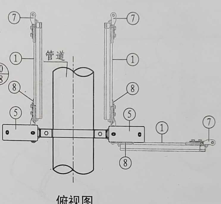 DN200單管雙向抗震支吊架材料清單