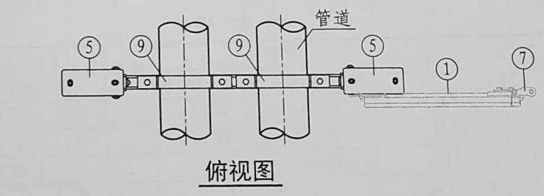DN65/DN80/DN100/DN150雙管側(cè)向抗震支架